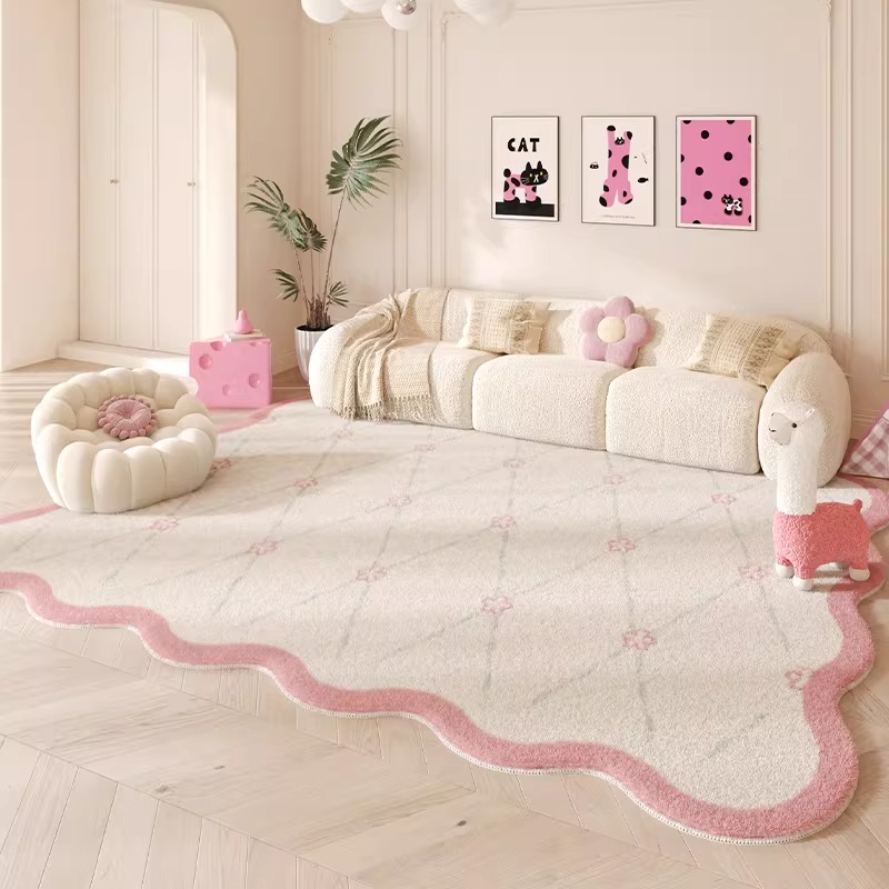 Home Decor Dopamine - سجادة لغرفة المعيشة ناعمة وفاخرة، بساط