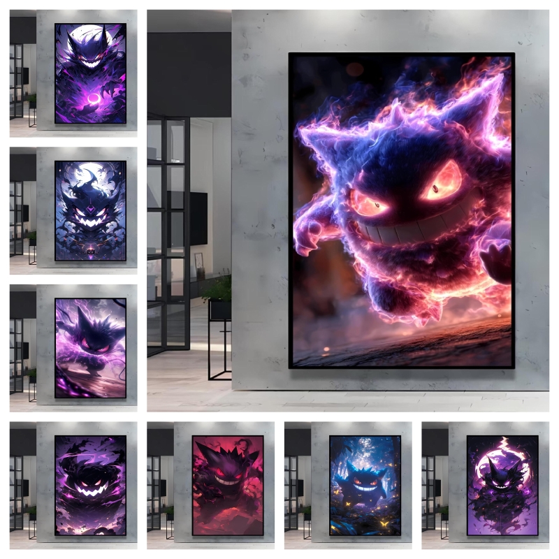 Home Decor Free Images - ملصقات قماشية جديدة بتصميم أنمي بوكيمون،