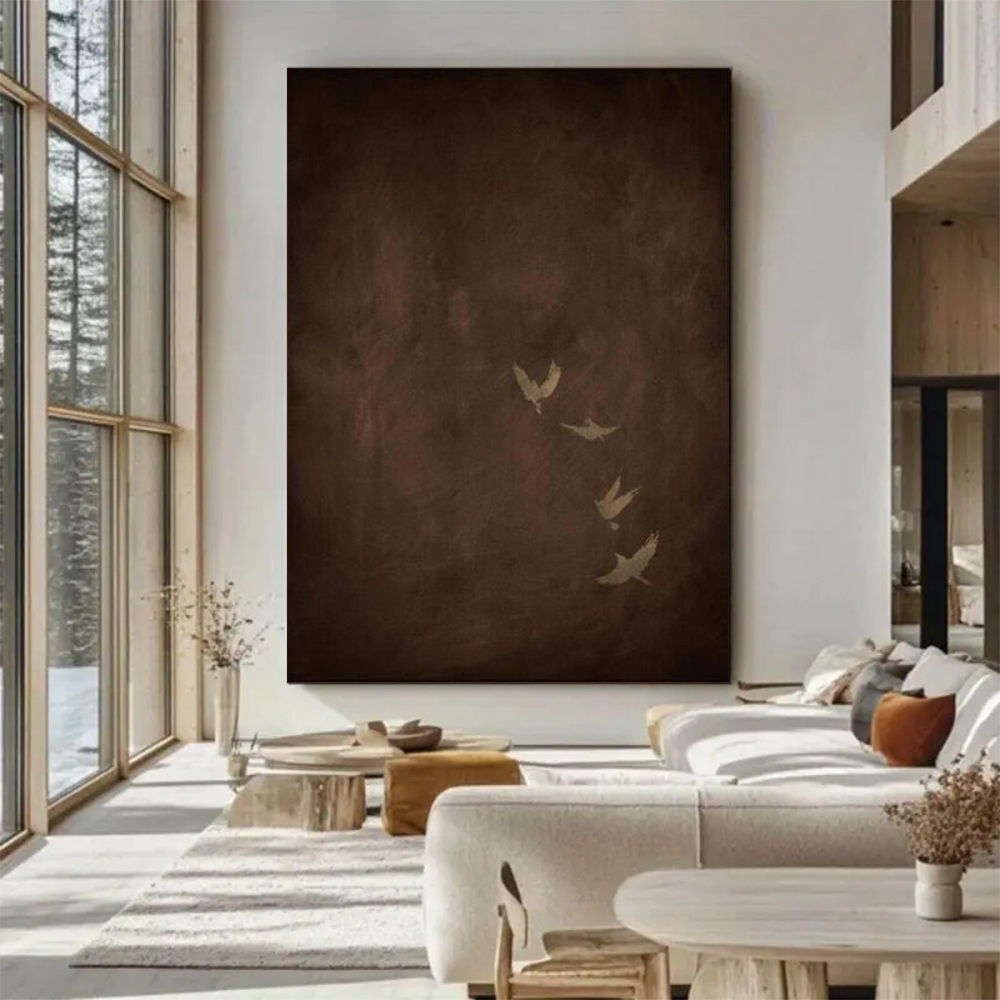 Home Decor Free Images - لوحة زيتية تجريدية مرسومة يدويًا 100%