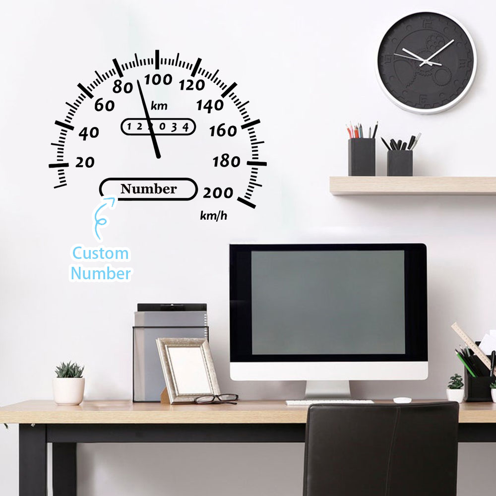 Home Decor Sticker - ملصق جداري إبداعي على شكل مقياس