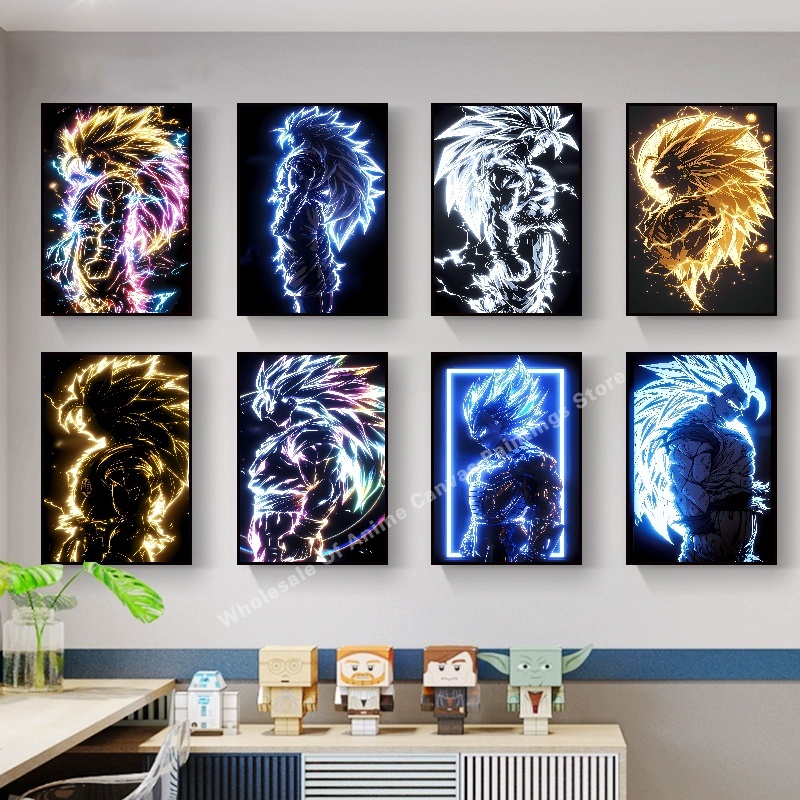 Home Decor Free Images - أنيمي لعبة دراغون بول Wukong ضوء