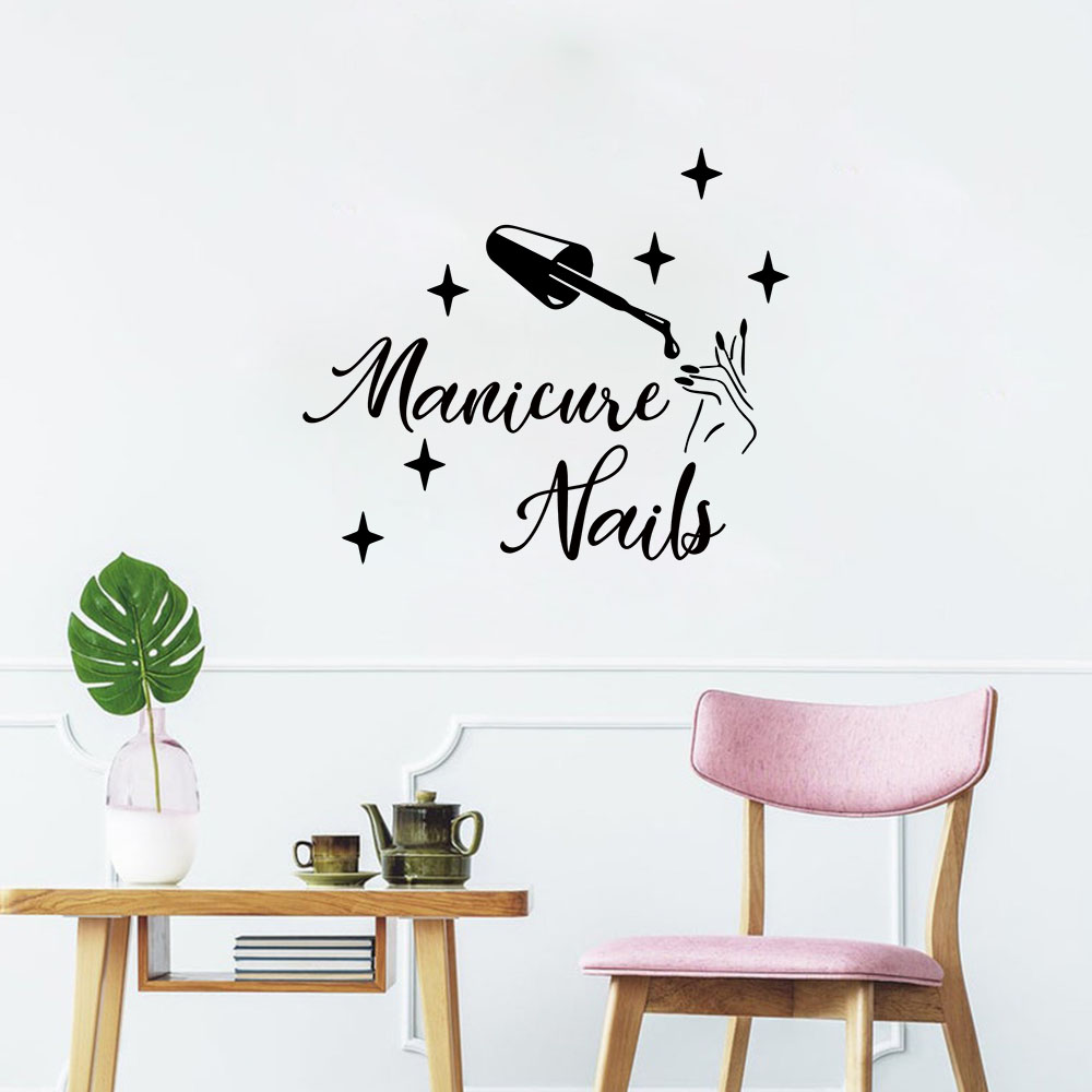 Home Decor Sticker - 1 قطعة ملصق زخرفي إبداعي للمانيكير