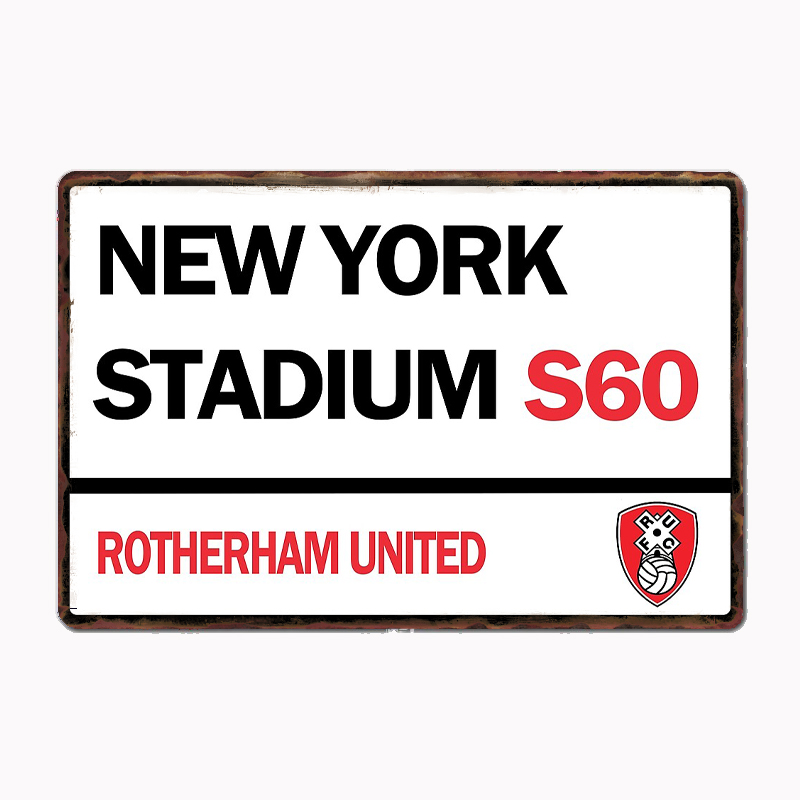 Home Decor New York - ملعب نيويورك - علامة شارع Rotherham