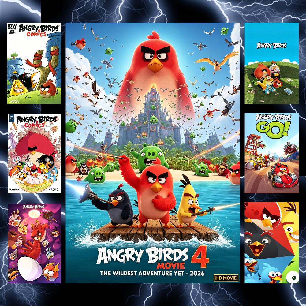 Home Decor Mobile Game - ملصق لعبة Angry Birds للهواتف المحمولة،