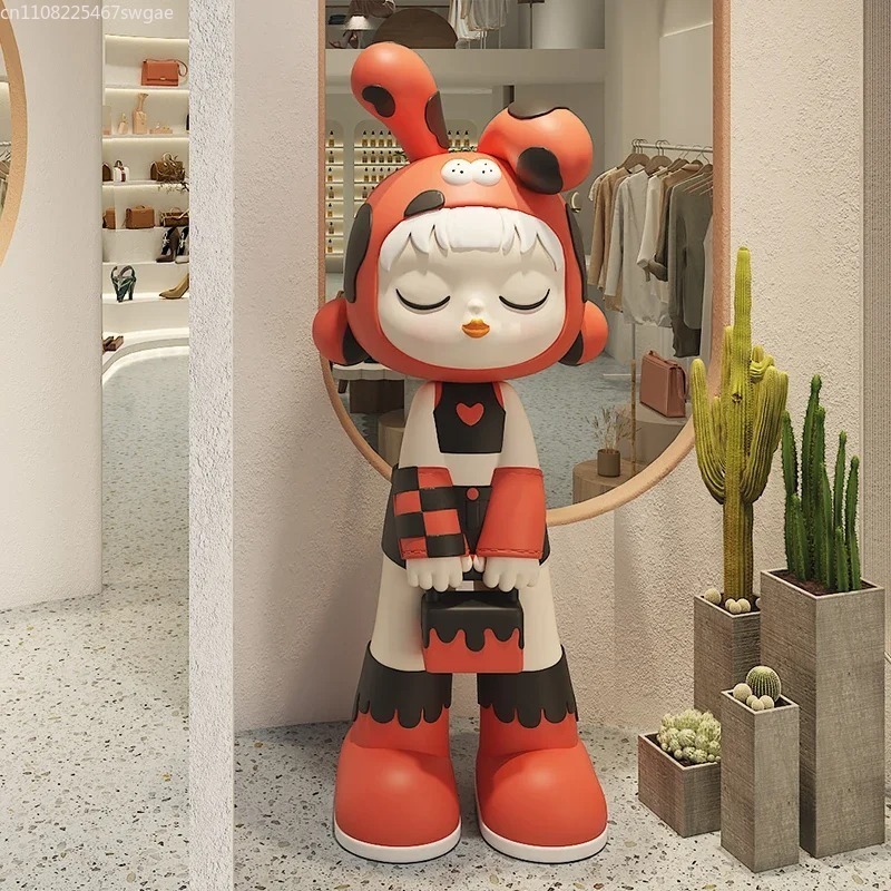تمثال فتاة كرتونية فني، نموذج  - مراجعة Home Decor Resin وسعره