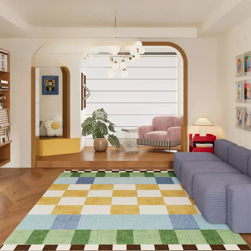 سجادة فخمة بألوان الدوبامين لد - مراجعة Home Decor Dopamine وسعره