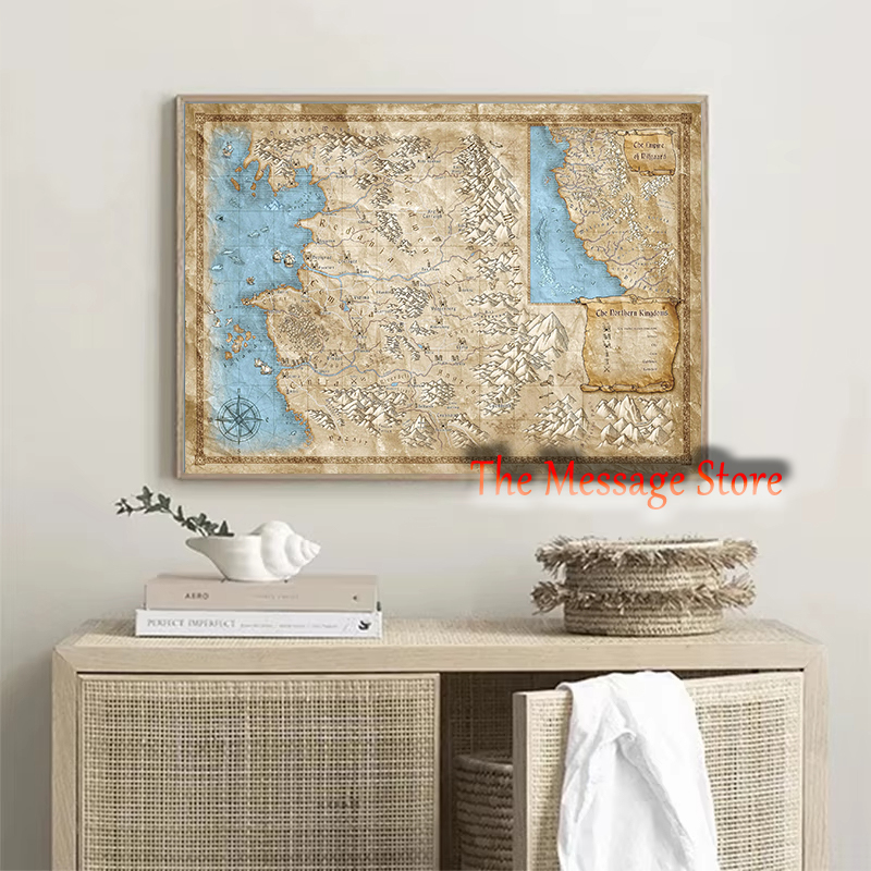 Witcher خريطة العالم مواقع الق - مراجعة Home Decor Locations وسعره