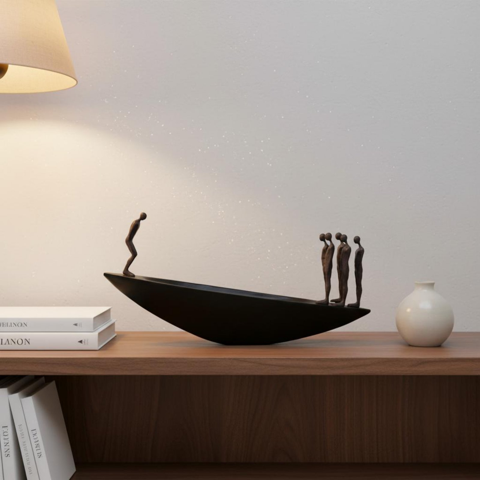 تمثال قارب شراعي عصري من الرات - مراجعة Home Decor Brand وسعره