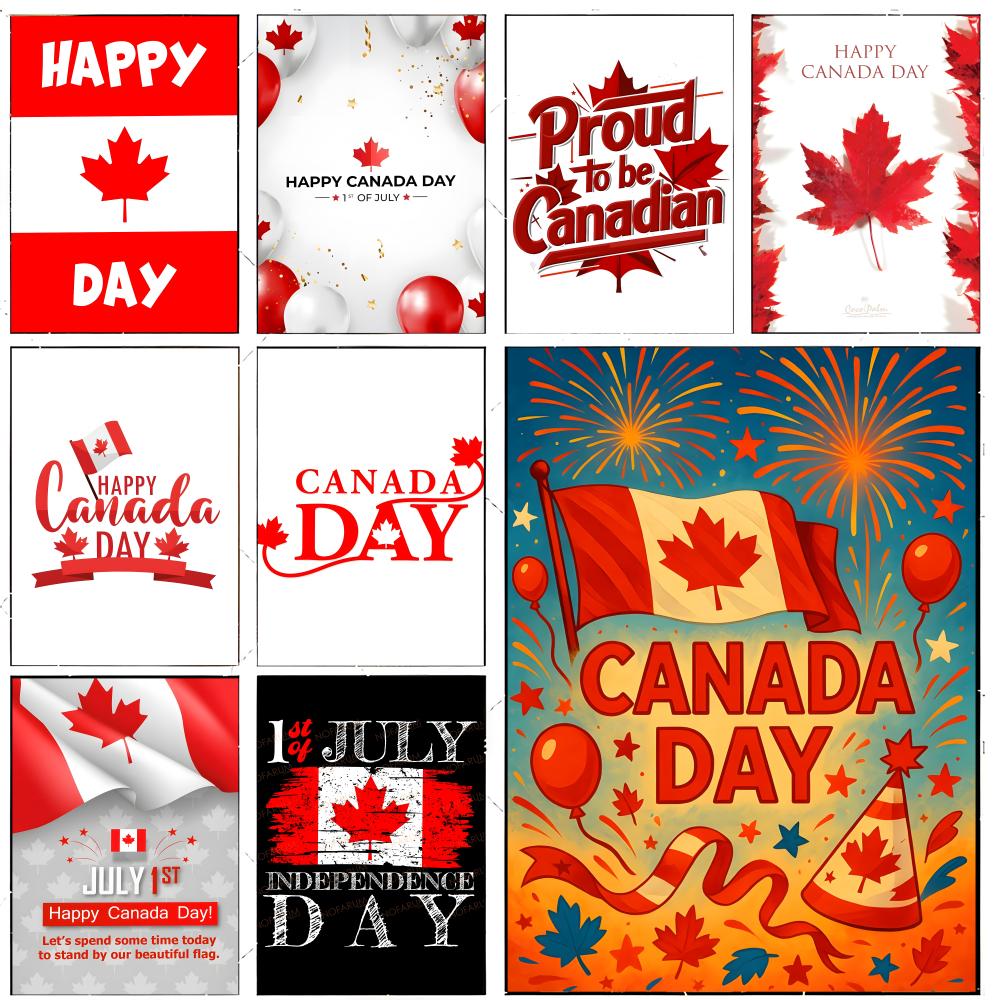 ملصق عيد كندا الاحتفالي في كند - مراجعة Home Decor Canada وسعره