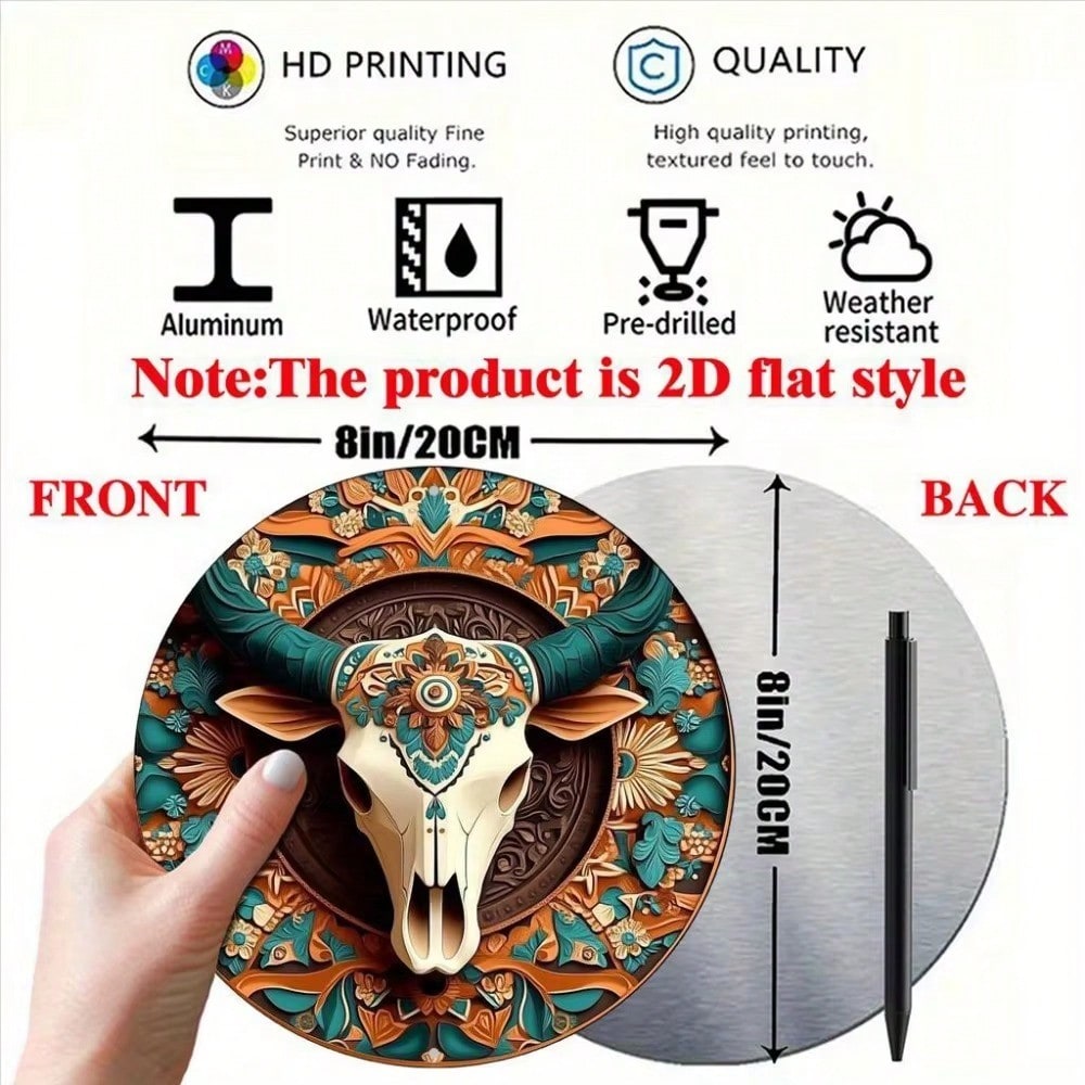 لافتة معدنية عتيقة الطراز بتصم - مراجعة Home Decor Brand وسعره