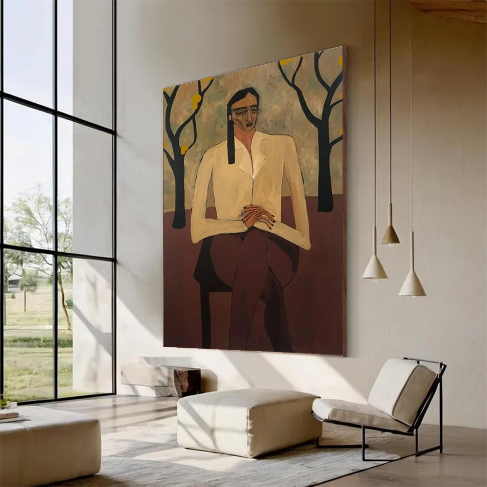 لوحة زيتية تجريدية مصنوعة يدوي - مراجعة Home Decor Free Images وسعره