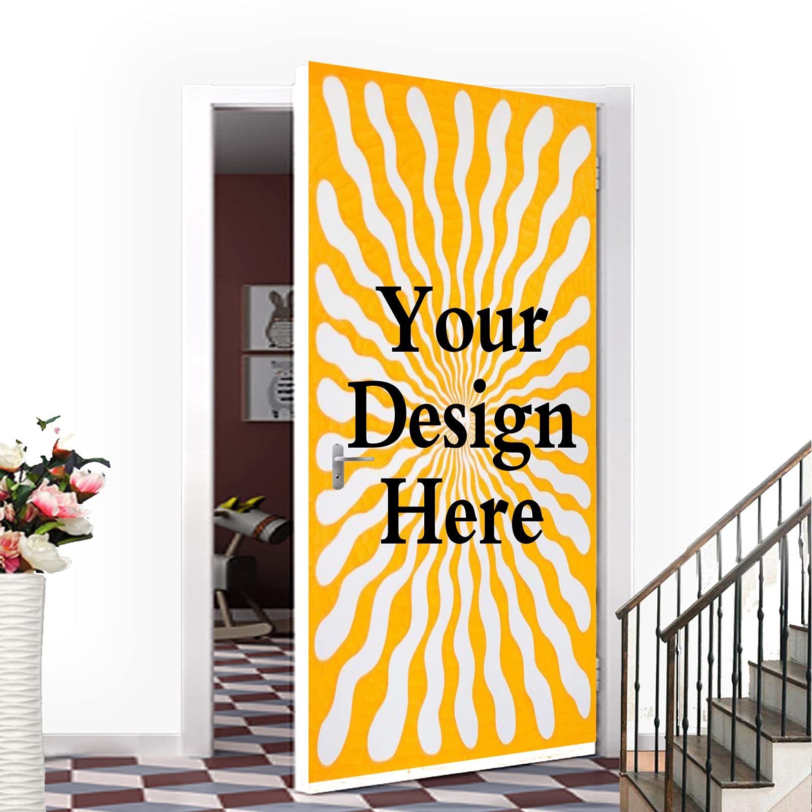 ملصقات باب مخصص خلفية ، شخصية  - مراجعة Home Decor Free Images وسعره