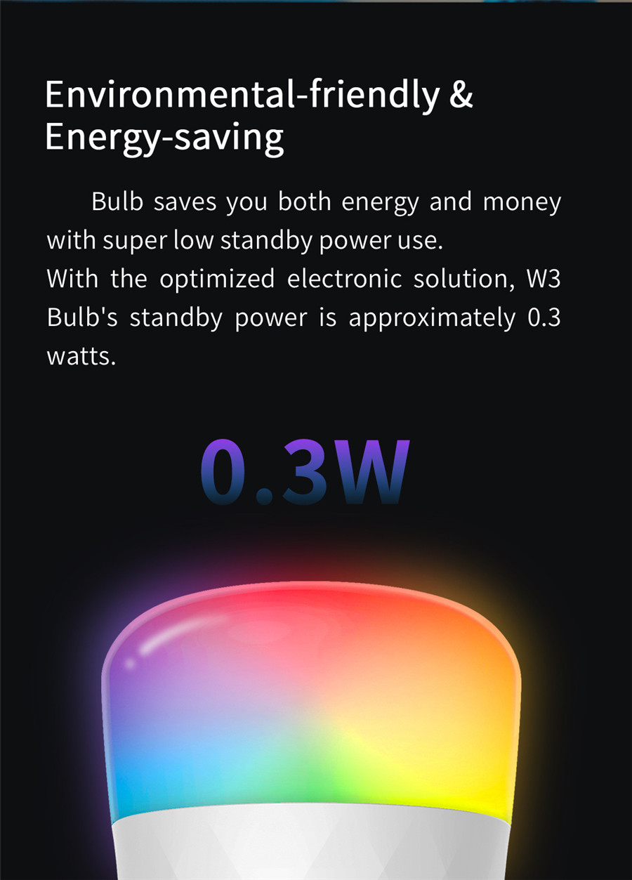 Yeelight لمبة LED ذكية W3 E26  - مراجعة Yeelight Light Smart Bulb وسعره