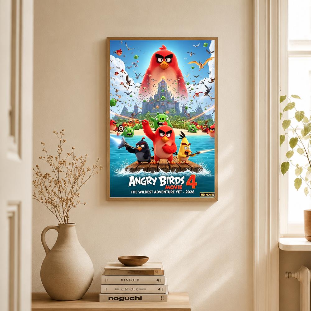 ملصق لعبة Angry Birds للهواتف  - مراجعة Home Decor Mobile Game وسعره